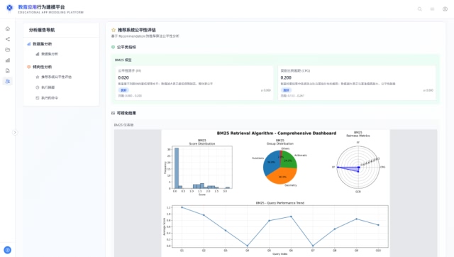 互联网教育应用行为建模与算法分析平台